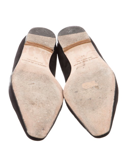 Manolo Blahnik Suede Flats