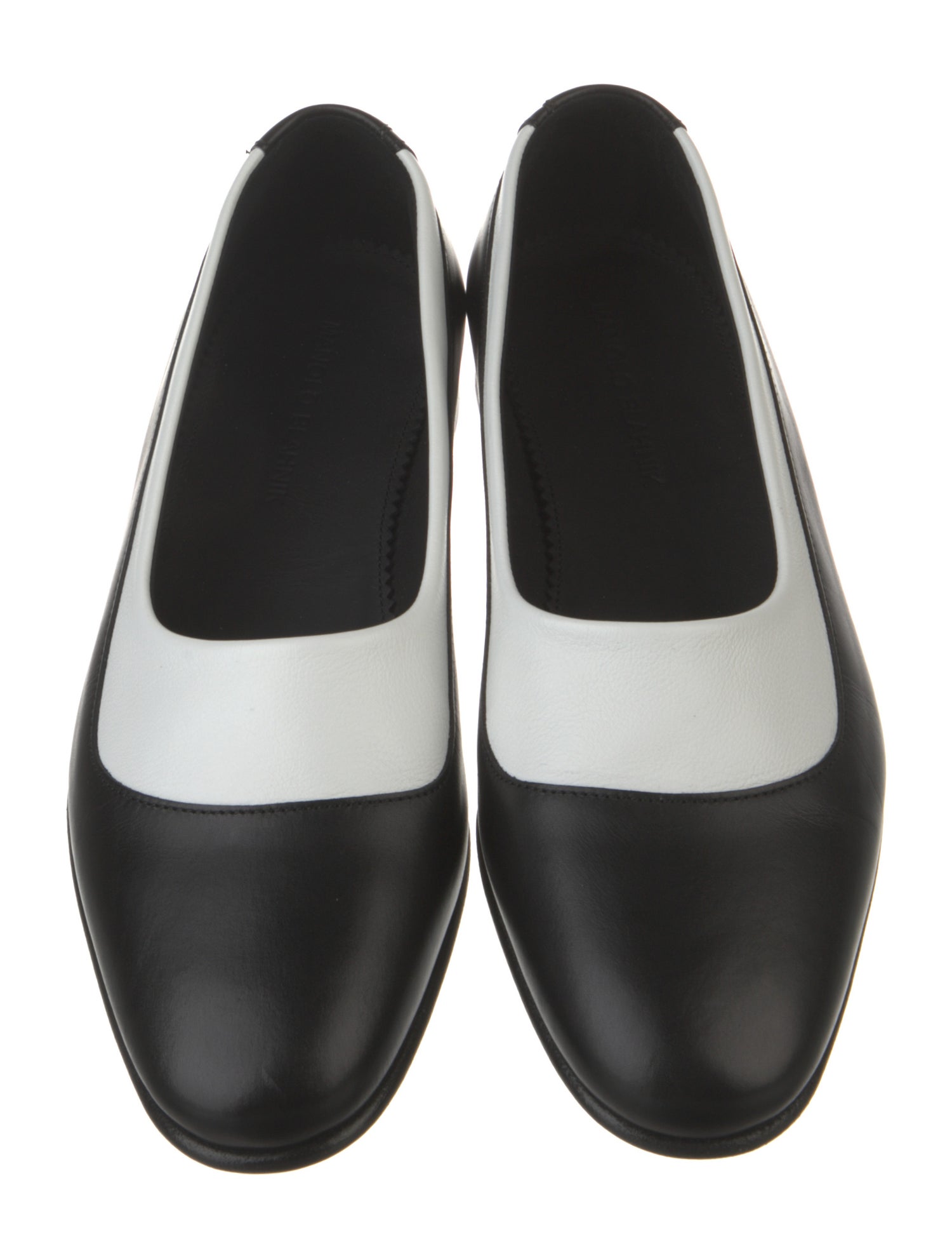 Manolo Blahnik Leather Ballet Flats