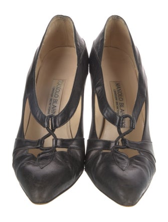 Manolo Blahnik Leather Pumps
