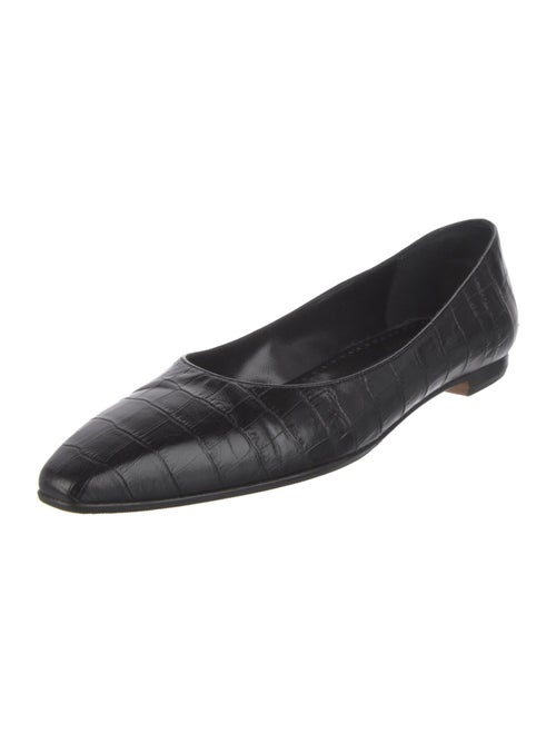 Manolo Blahnik Leather Flats