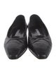 Manolo Blahnik Leather Flats
