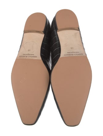 Manolo Blahnik Leather Flats