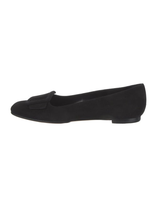 Manolo Blahnik Suede Flats