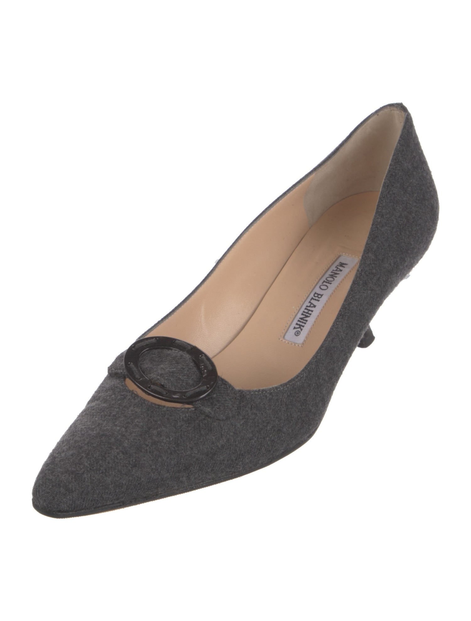 Manolo Blahnik Wool Pumps