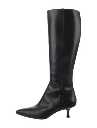 Manolo Blahnik Leather Riding Boots