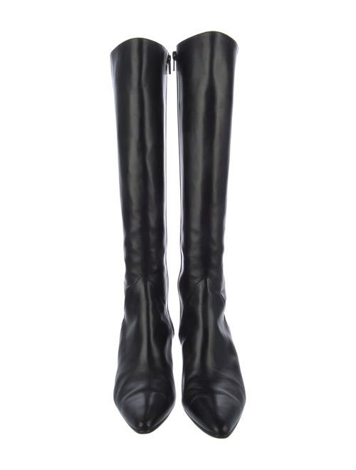 Manolo Blahnik Leather Riding Boots