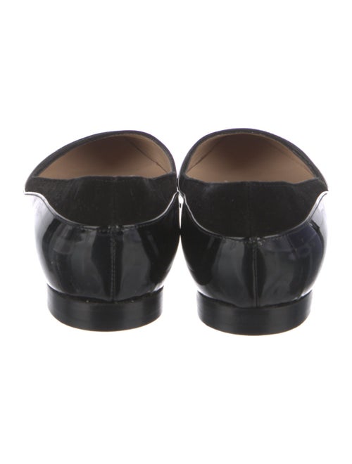 Manolo Blahnik Patent Leather Ballet Flats