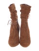 Manolo Blahnik Suede Slouch Boots