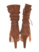 Manolo Blahnik Suede Slouch Boots