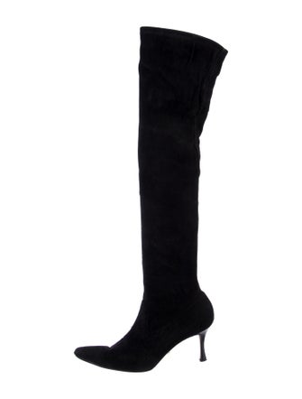 Manolo Blahnik Suede Boots
