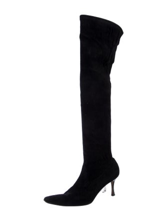 Manolo Blahnik Suede Boots