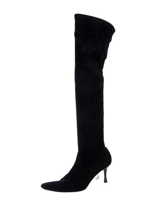 Manolo Blahnik Suede Boots