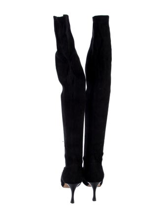 Manolo Blahnik Suede Boots