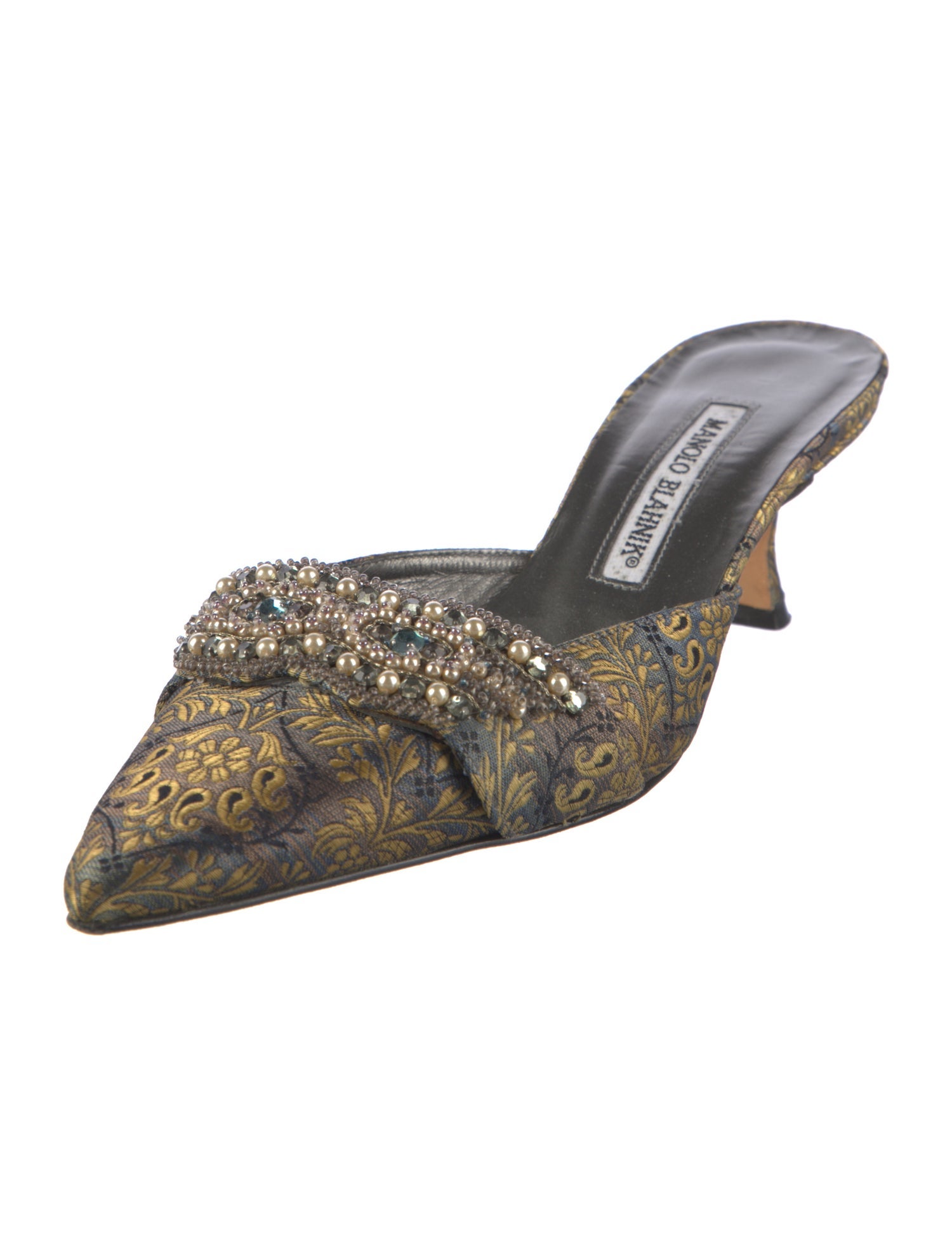 Manolo Blahnik Vintage 2005 Mules