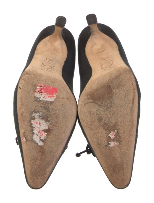 Manolo Blahnik Canvas Pumps