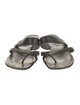Manolo Blahnik Leather Slides