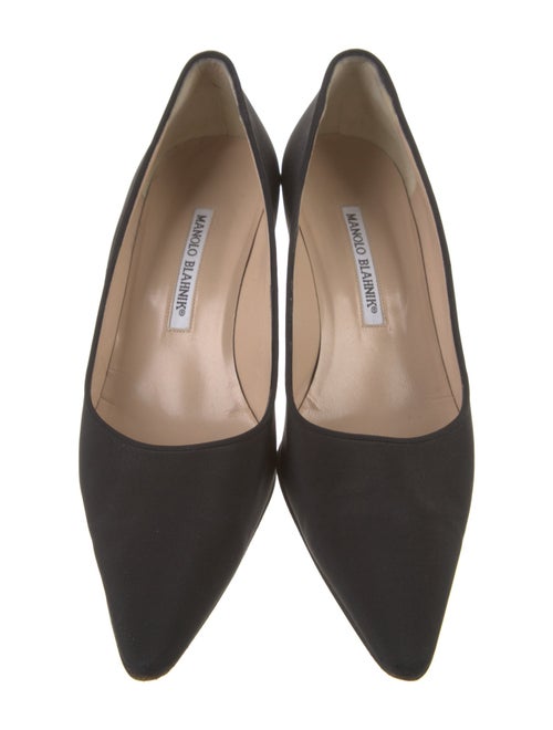 Manolo Blahnik Satin Pumps