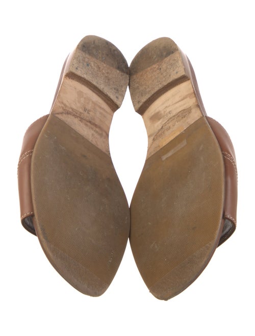 Manolo Blahnik Leather Flats