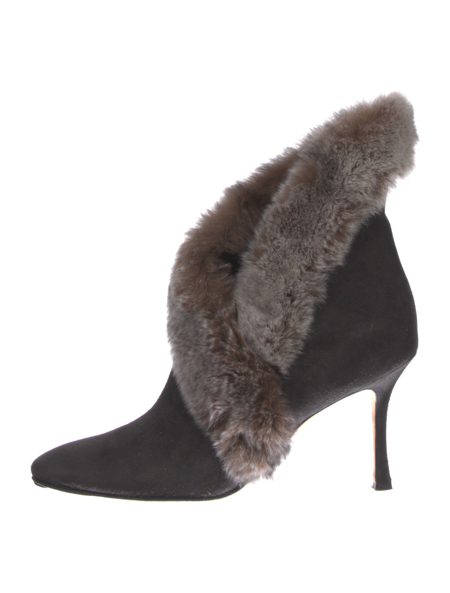 Manolo Blahnik Suede Boots