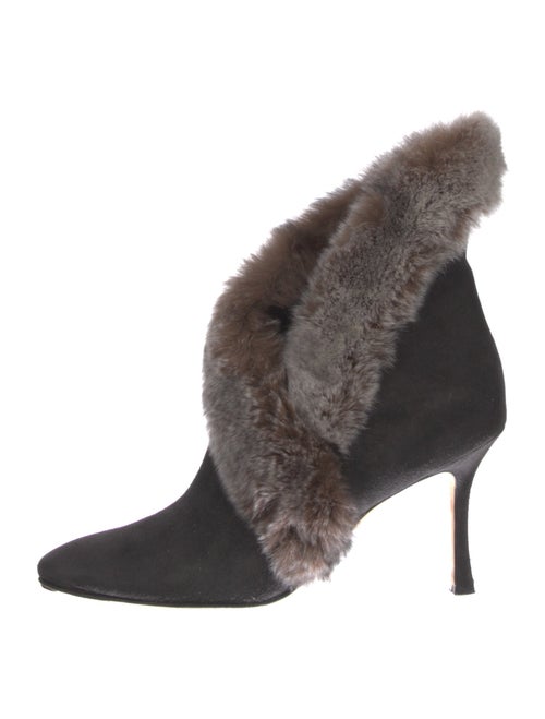 Manolo Blahnik Suede Boots