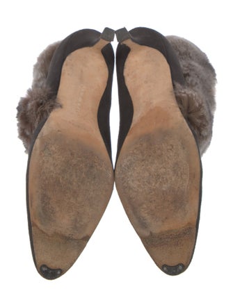 Manolo Blahnik Suede Boots