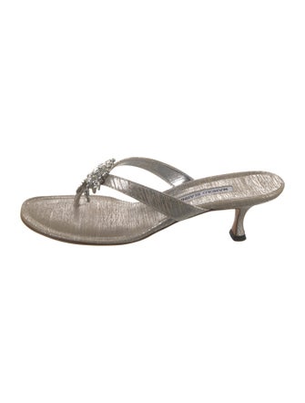 Manolo Blahnik Slides