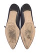 Manolo Blahnik Leather Crystal Embellishments Mary Jane Flats