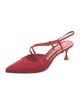 Manolo Blahnik Suede T-Strap Pumps