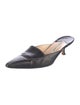 Manolo Blahnik Leather Mules