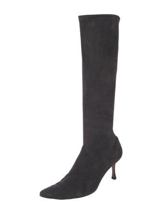 Manolo Blahnik Suede Boots