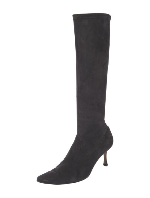 Manolo Blahnik Suede Boots