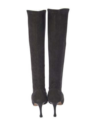 Manolo Blahnik Suede Boots