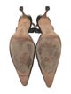 Manolo Blahnik Leather Slingback Pumps