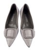 Manolo Blahnik Leather Ballet Flats