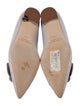 Manolo Blahnik Leather Ballet Flats