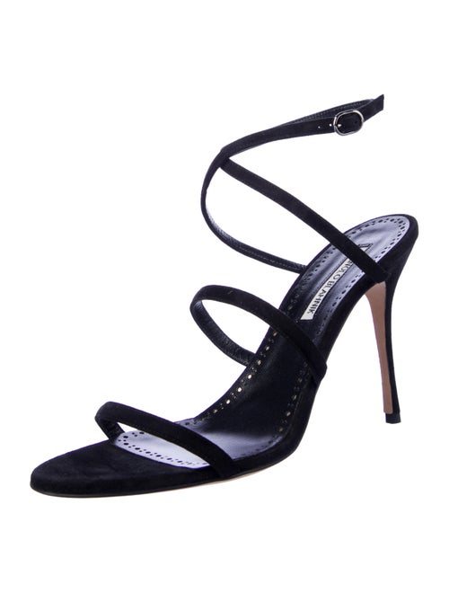 Manolo Blahnik Suede Sandals