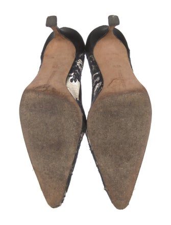 Manolo Blahnik Mesh Pumps