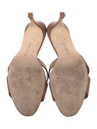 Manolo Blahnik Leather Slides