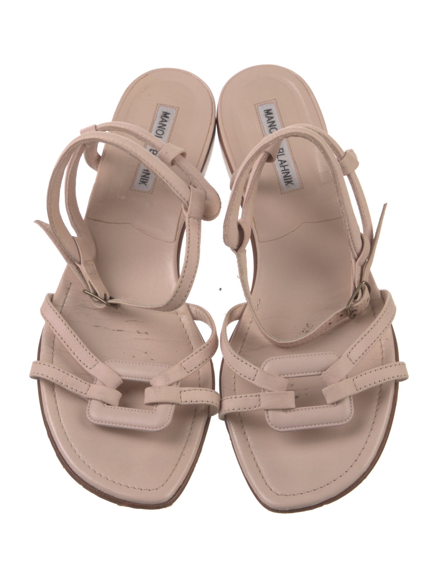 Manolo Blahnik Leather Sandals