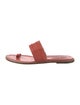 Manolo Blahnik Leather Slides