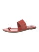 Manolo Blahnik Leather Slides
