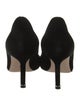 Manolo Blahnik Velvet Crystal Embellishments Pumps