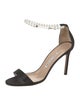 Manolo Blahnik Satin Chain-Link Accents Pumps