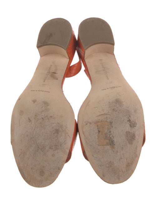 Manolo Blahnik Snakeskin Sandals