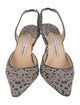 Manolo Blahnik Printed Slingback Pumps