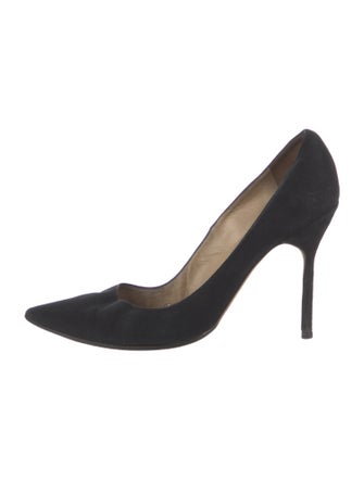 Manolo Blahnik Suede Pumps