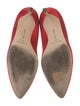 Manolo Blahnik Satin Crystal Embellishments Pumps