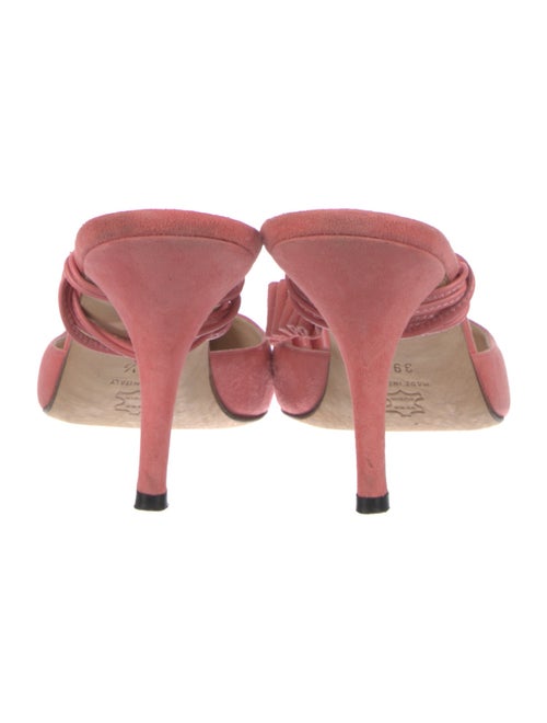 Manolo Blahnik Suede Slingback Pumps