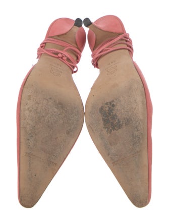 Manolo Blahnik Suede Slingback Pumps