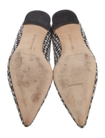 Manolo Blahnik Printed Flats